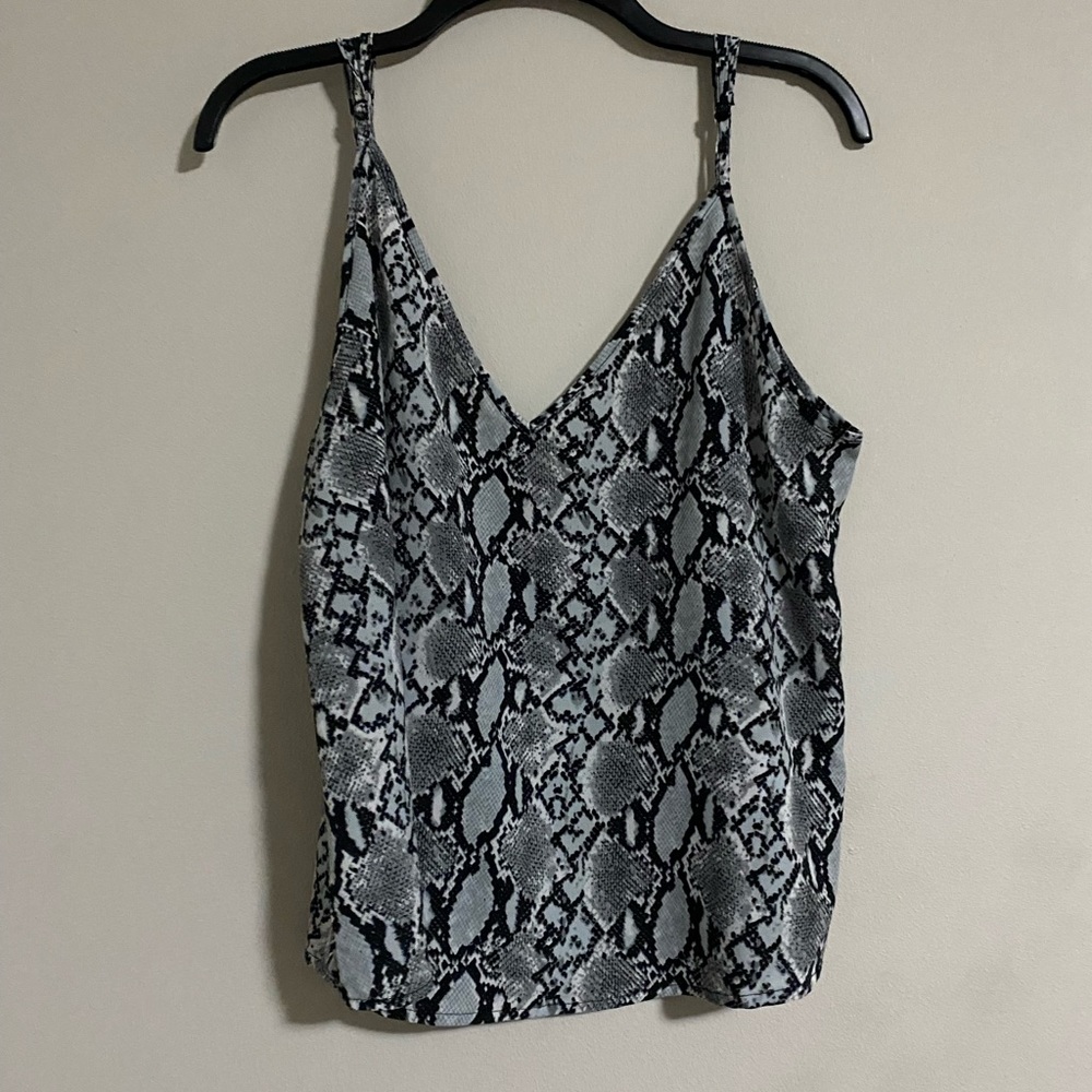 Snake print cami